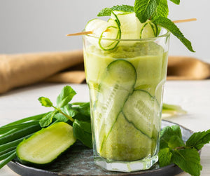 A Honeydew And Cucumber Medley Smoothie - Vegelia - Sunrider products for a healthy lifestyle
