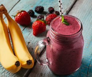 Berry-Licious Anti-Oxidant Banana Smoothie - Vegelia - Sunrider products for a healthy lifestyle