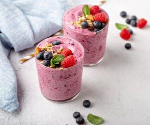 Triple Berry Supreme Smoothie - Vegelia - Sunrider products for a healthy lifestyle