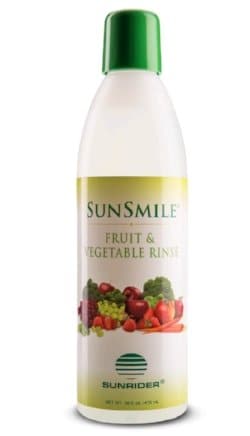 SunSmile® Fruit & Vegetable Rinse - remove pesticides from fruits and vegetables - Vegelia - Sunrider products for a healthy lifestyle